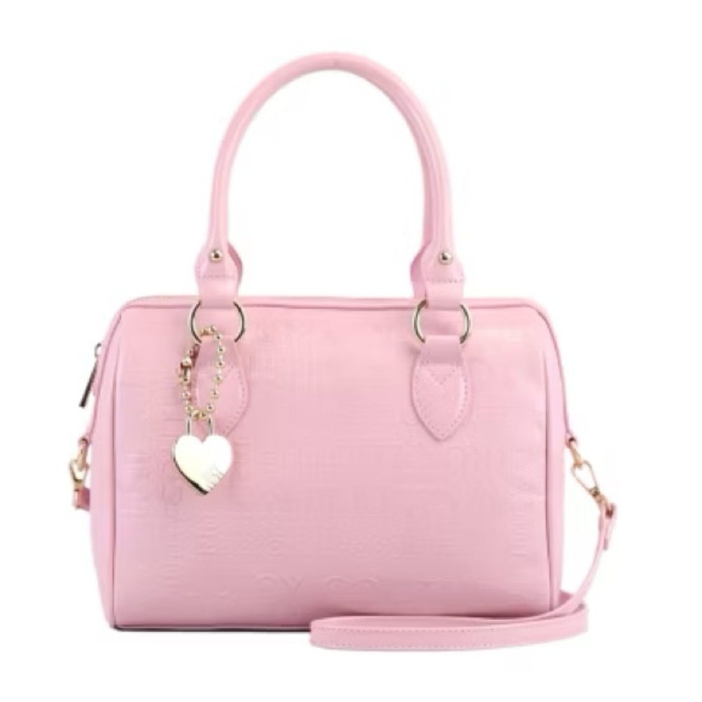 Juicy Couture Pink Satchel with Heart Charm